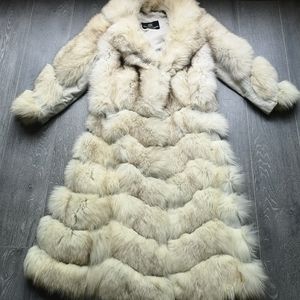 Long White Fur Coat
